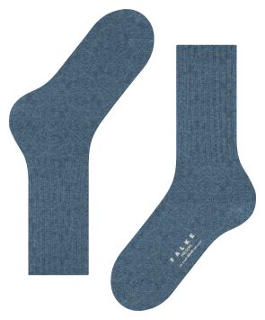 FALKE Nelson Heren Bootsokken Denim