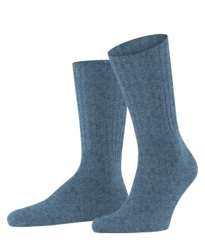FALKE Nelson Heren Bootsokken Denim