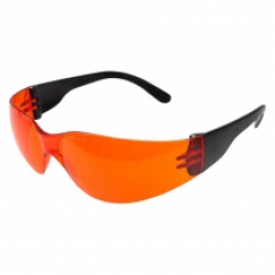 Pure UV-veiligheidsbril polycarbonaat (oranje)