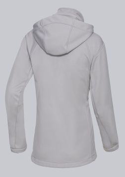 BP Softshell jack voor dames Lichtgrijs
