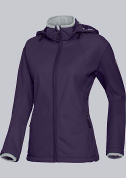 BP Softshell jack voor dames Aubergine