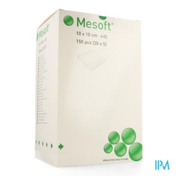 Mesoft 10x10cm (steriel) non woven kompressen  (30x5stuks)