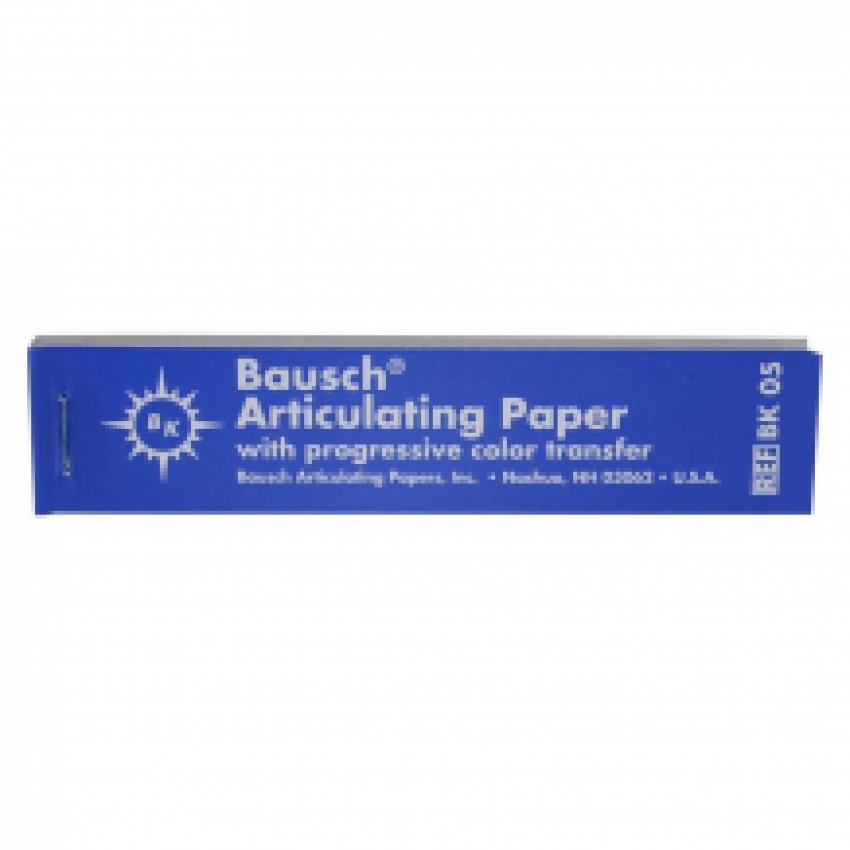 Bausch articulatiepapier BK-05 in boekje 200µm blauw