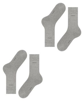 Esprit Basic Uni 2-Pack Heren Sokken Grijs