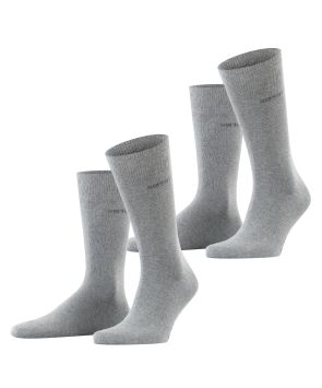 Esprit Basic Uni 2-Pack Heren Sokken Grijs