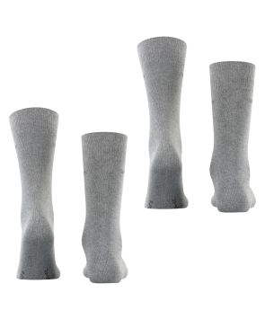 Esprit Basic Uni 2-Pack Heren Sokken Grijs