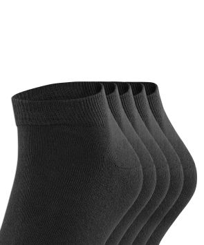 Esprit Solid 5-Pack Heren Sneakersokken Zwart
