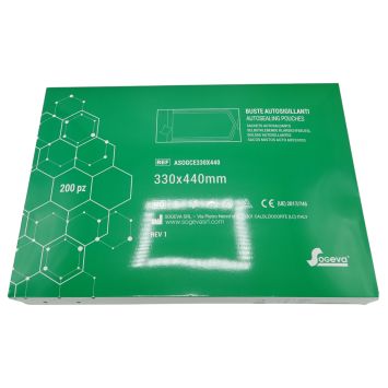 Zelfklevende sterilisatiezakjes Sogeva 330 x440 mm 200st