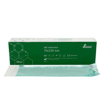 Zelfklevende sterilisatiezakjes Sogeva 70 x 230mm 200st