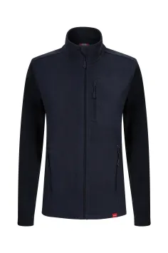 Veste polaire pour dames en polyester bleu marine