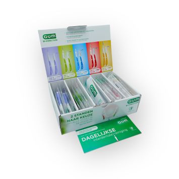 Gum Boîte d'assortiment brosses Bi-Directionnel