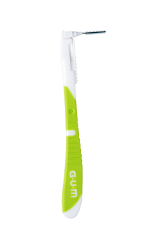 Gum brosses Bi-Direction 0,7 mm , vert - 6 brosses par blister