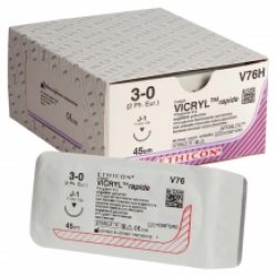 Vicryl® Rapide (polyglactine 910) hechtdraad snijdend J-1 17mm - 3-0