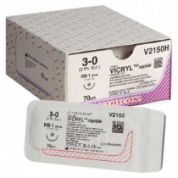 Vicryl® Rapide (polyglactine 910) hechtdraad rond RB-1 17mm - 3-0