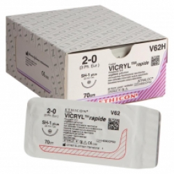 Vicryl Rapide 2-0 SH-1 plus V62H 22mm ronde