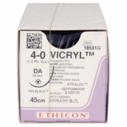 VICRYL® (polyglactine 910) hechtdraad 4-0 snijdend 26mm - DA