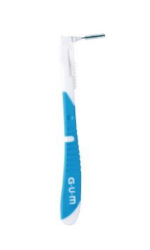 Gum brosses Bi-Direction 0,9 mm, bleu - 6 brosses par blister