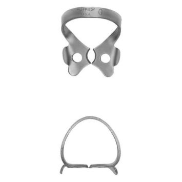 Crampon pour digues Hu-Friedy Satin Steel (RDCM0)