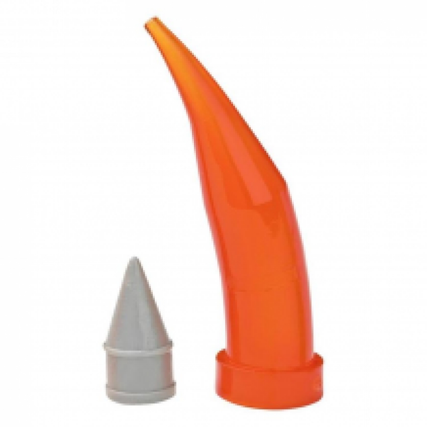 AccuDose LowVisc tip oranje tubes+plugs 100 st