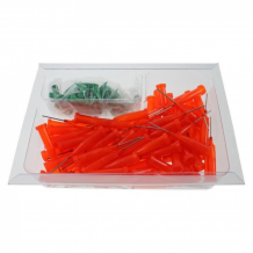 AccuDose Needle Tubes & Plugs 100 pcs