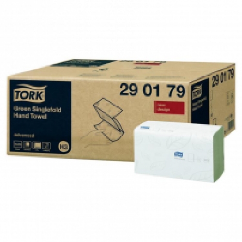 Tork Advanced Essuie Main ZZ 23x25 cm Vertes