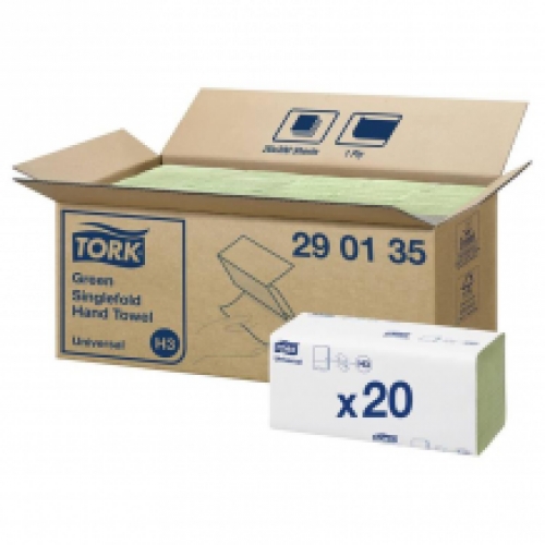 Tork ZZ-vouw Universal 1-laags groen