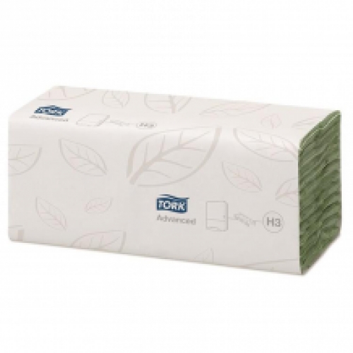 Tork Advanced Handdoeken C-Fold groen 31x25 cm