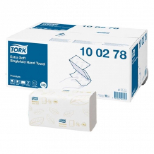 Tork premium Handtowel white 2-l 23x23cm