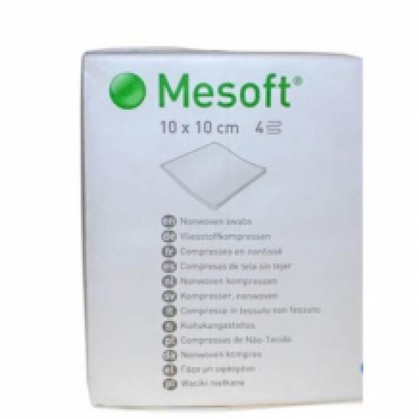 Mesoft compresse non stérile 100 pcs10x10cm non tissé