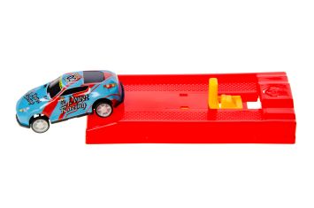 Afschietbare raceauto met lanceerinstallatie 24 stuks