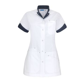 De Berkel LIVIA Damesjack wit/navy