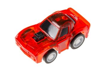 Transparante auto met krachtige pullback motor 36 stuks
