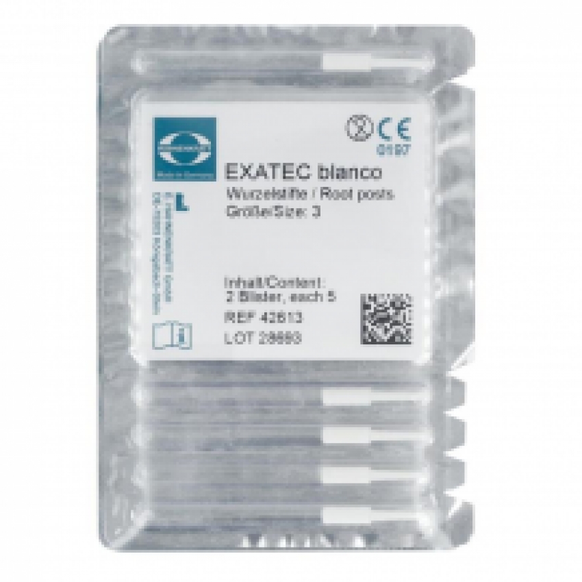 Exatec blanco Wortelstift blauw 10 st