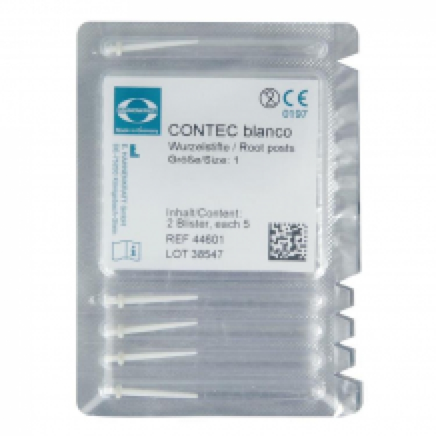 Contec blanco Wortelstift Gr. 1 -10 pcs