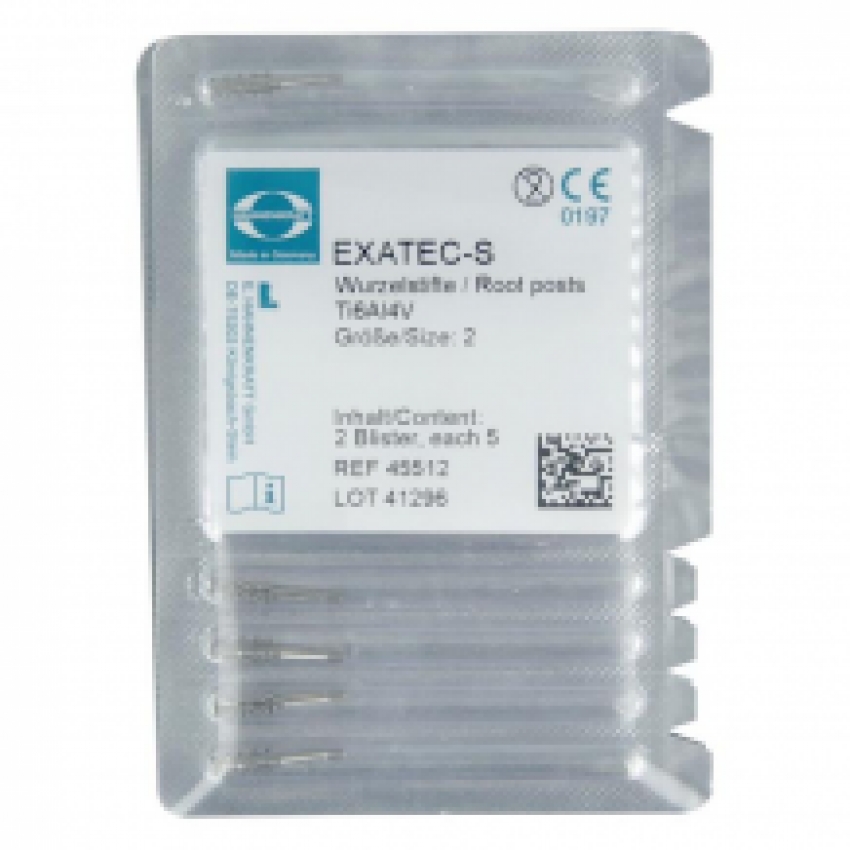 Exatec S Titan-stift geel size 2 - 10 pcs