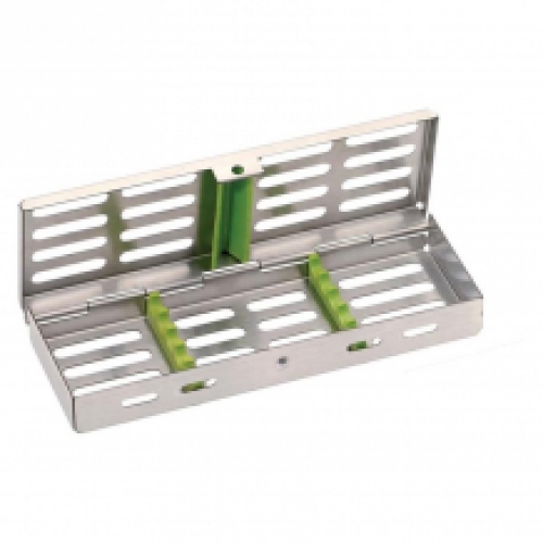 Stainless steel cassette groen (182063-4) 5 instrumenten