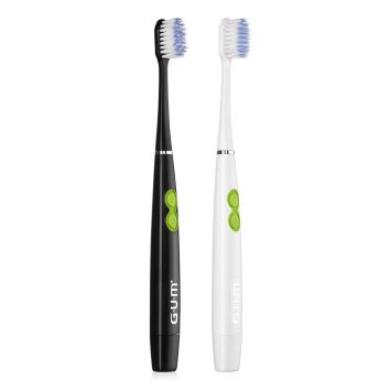 Gum Activital Sonic Daily batterij tandenborstel wit per 4 stuks