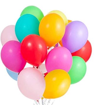 Ballon 32 cm latex kleurenmix  100 stuks