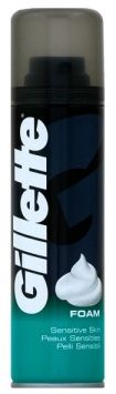 Mousse de rasage Gillette series 200ml/Sensitive