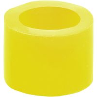 Anneaux de code d'instrument silicone maxi jaune 50pc