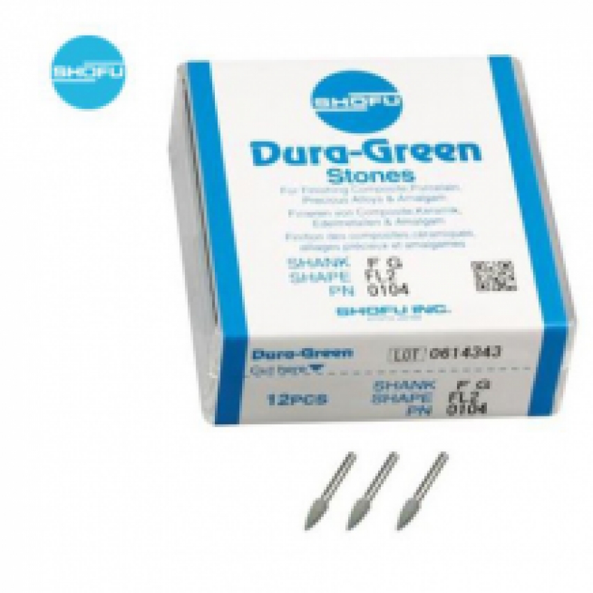 Dura-Green Stones FL2 FG 0104 12 pcs