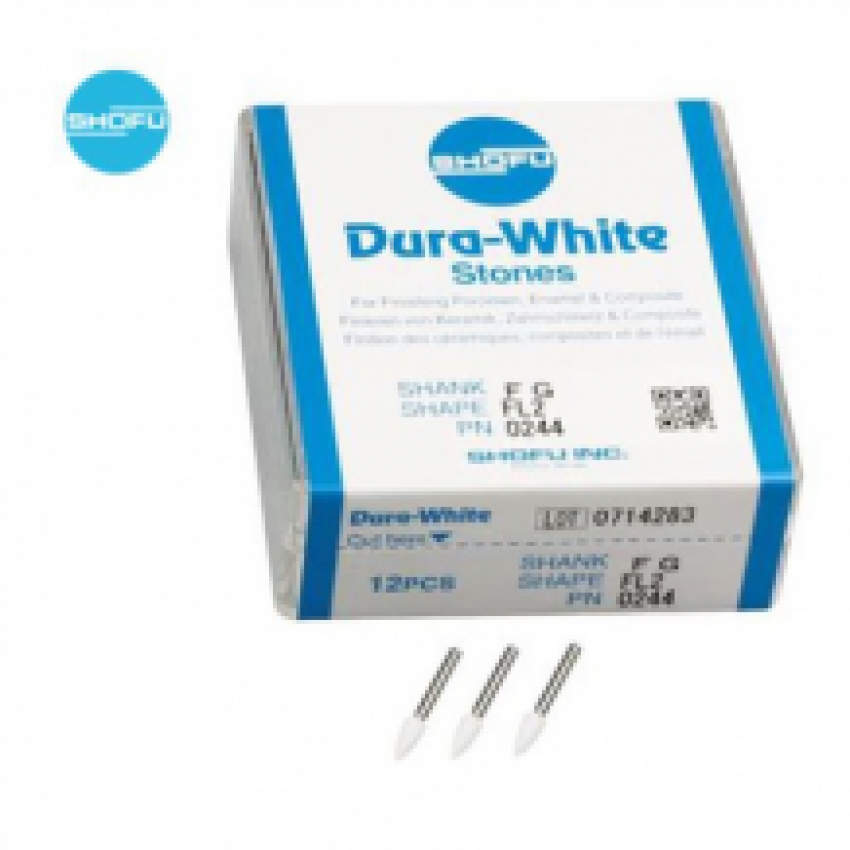 Dura-White Stones FL2 FG 0244 12 pcs