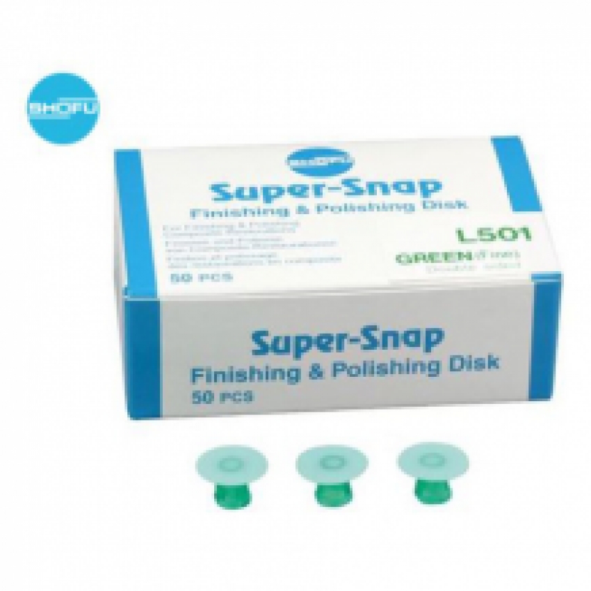 Super-Snap green fine au-dessus / en dessous de L501 50 pcs