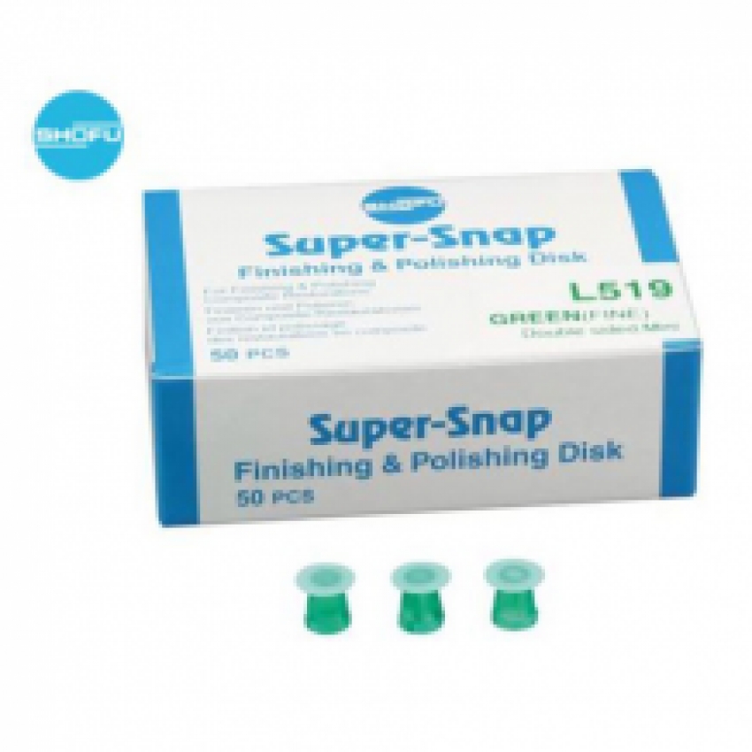 Super-Snap green fine mini au dessus de L519 50 pcs