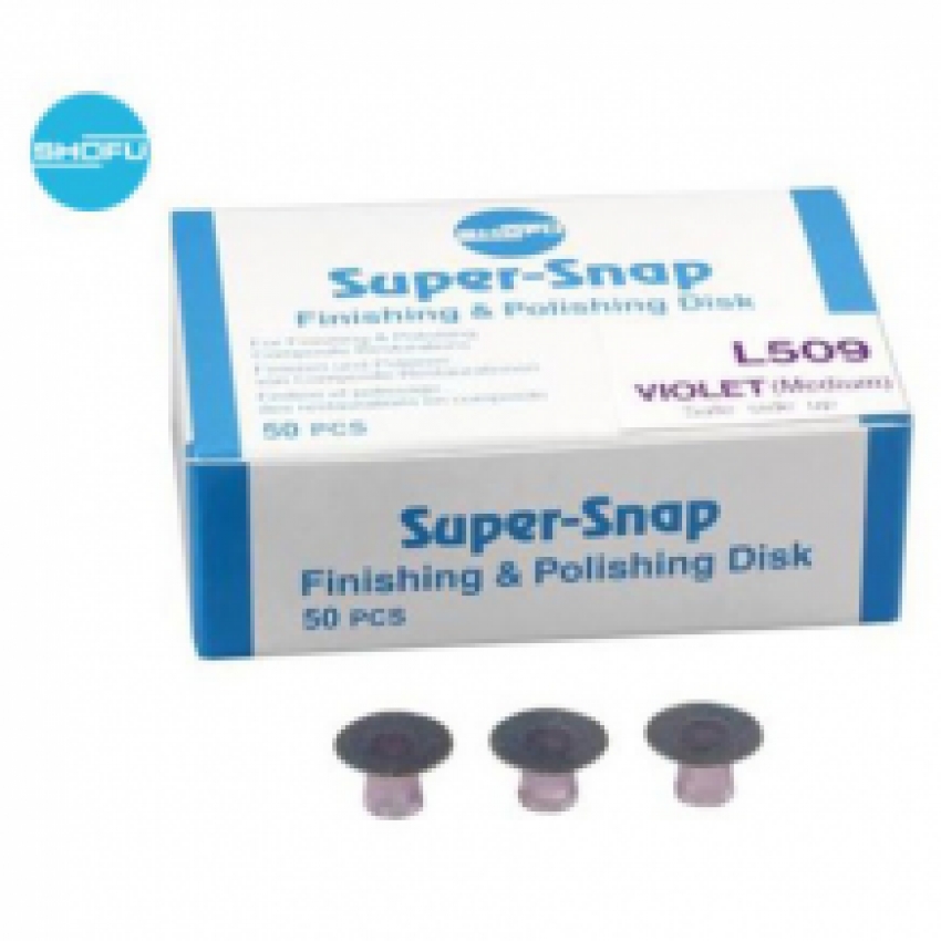 Super-Snap violet moyen sous L509 50 pcs