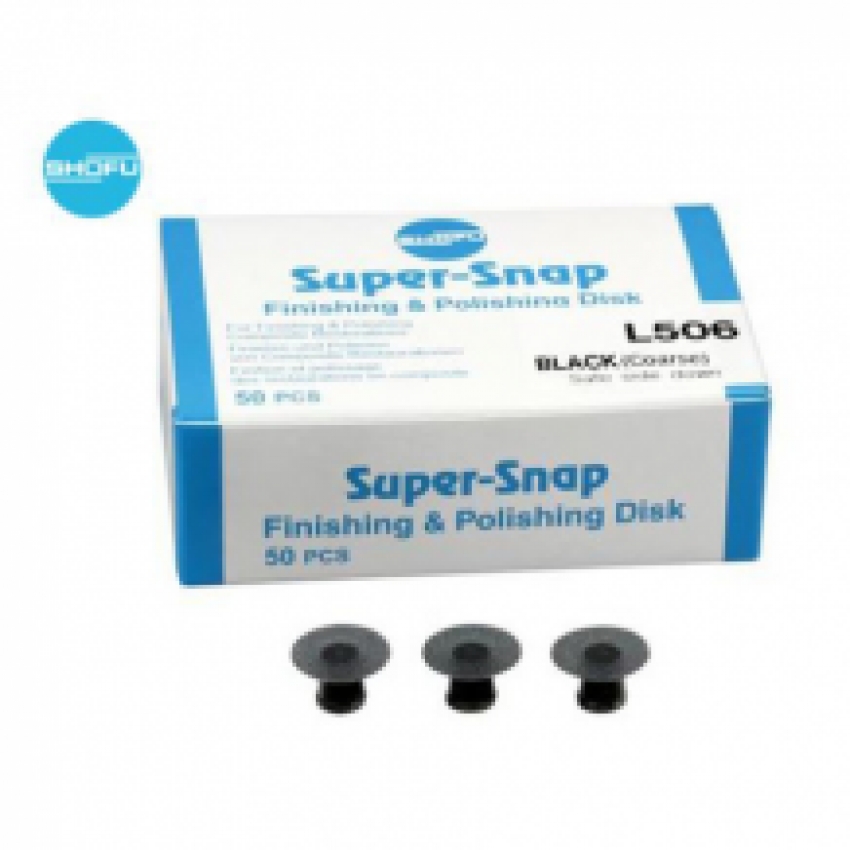 Super-Snap noir grossier au dessus de L506 50 pcs