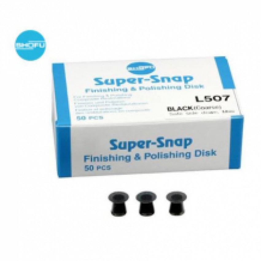 Super-Snap mini grossier noir au dessus de L507 50 pcs