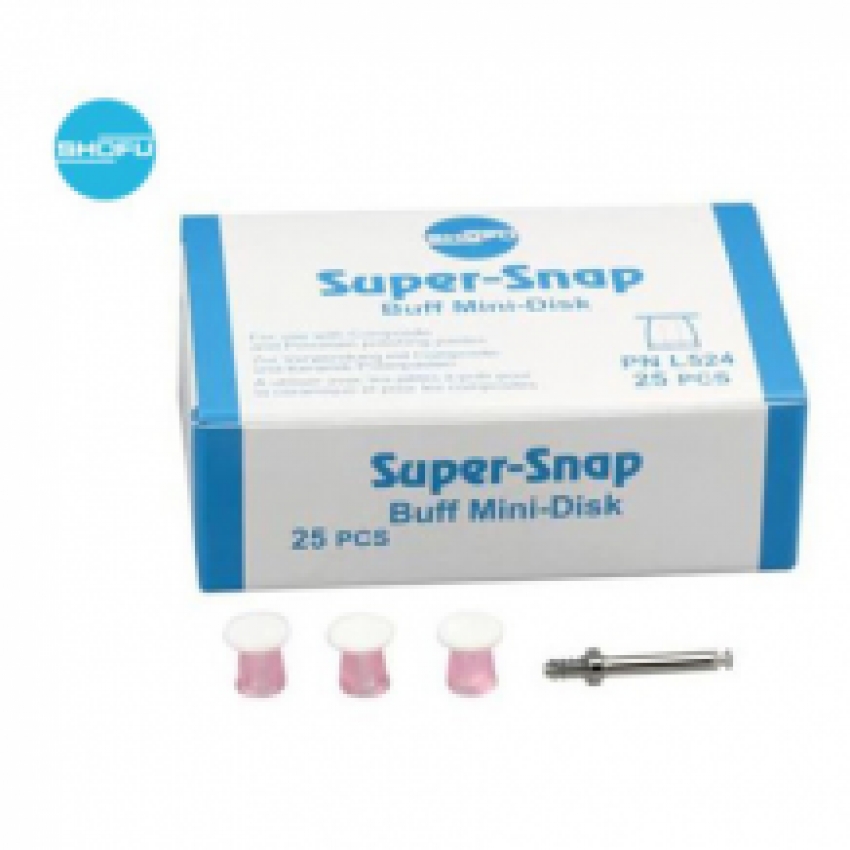 Super-Snap buff disk large L523 25 st