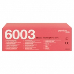 Premium Sachet de stérilisation - 90x145mm (rouge) 200 pcs