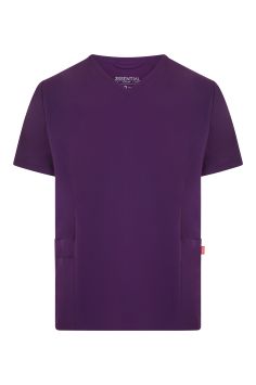 3ssential Pure Stretch comfort tuniek Unisex plum